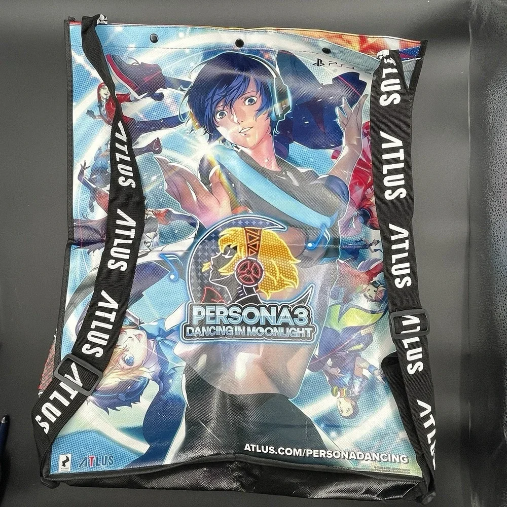 Persona 3 Persona 5 Dancing Game Promo Tote Bag Atlus PS4 PS Vita Shopper‎